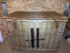 Large Harrods Wicker Hamper