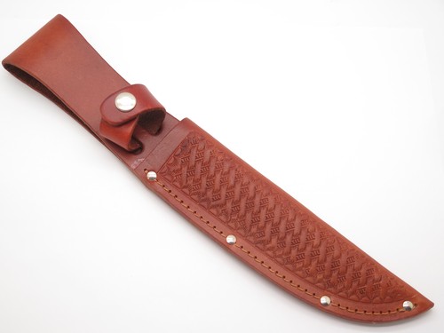 Basketweave blade brown - 6",
