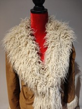 Lined Cropped Afghan Coat Size