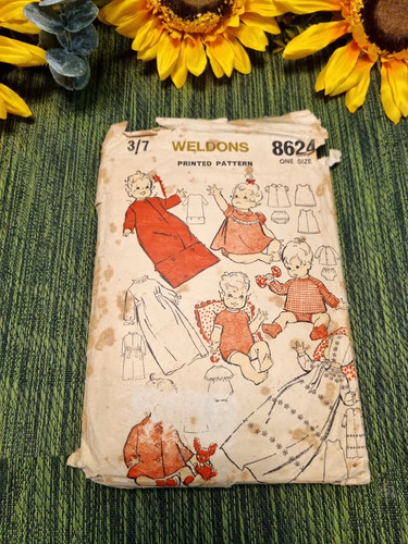 Weldons sewing pattern 8624 - sewing,