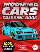 Modified Cars Coloring Book