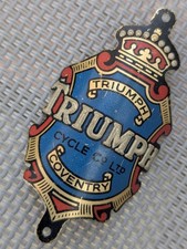  Triumph bicycle Headbadge