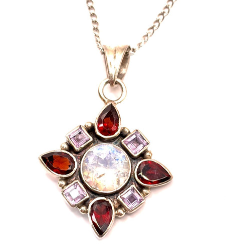 Sterling silver moonstone - sterling,