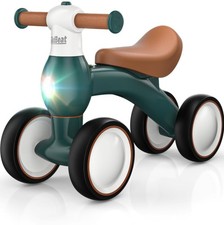 Baby Balance Bike 1 Year Old with Colour Lights Toddler bike for Boys Girls 1st