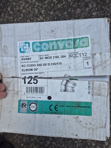Convesa twin wall flue system - twin,