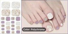 TOE NAIL WRAPS - PEEL OFF AND