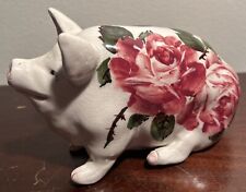 Wemyss Ware Pig Signed Brian