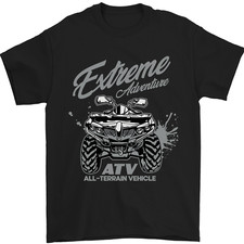 ATV All Terrain Vehicle 4X4 Quad Bike Mens T-Shirt 100% Cotton