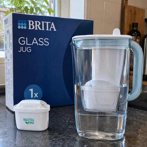 Brita glass water - glass, filter