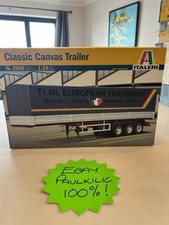 ITALERI 1:24 Scale Canvas European Truck  Trailer Model Kit No 3908 RARE KIT!!!