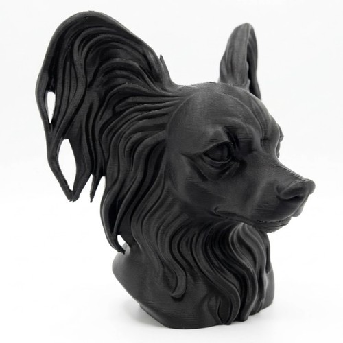Papillon dog bust home decor - dog,