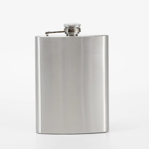 Stainless steel hip flask - stainless,