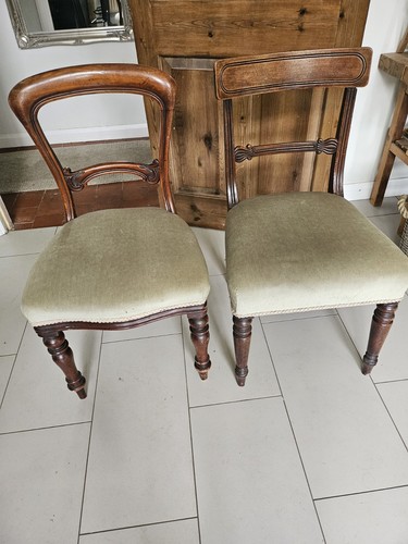 Mahogany upholstered dining - upholstered,