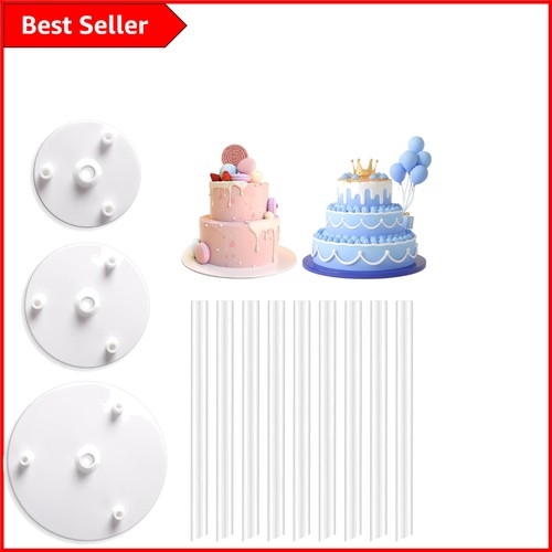 Reusable tiered cake support - tiered,