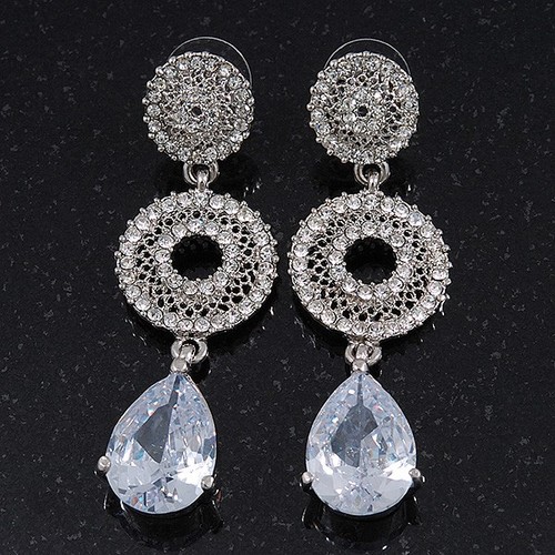 Bridal clear swarovski crystal - bridal,