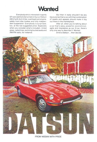 Datsun 240z vintage - datsun,