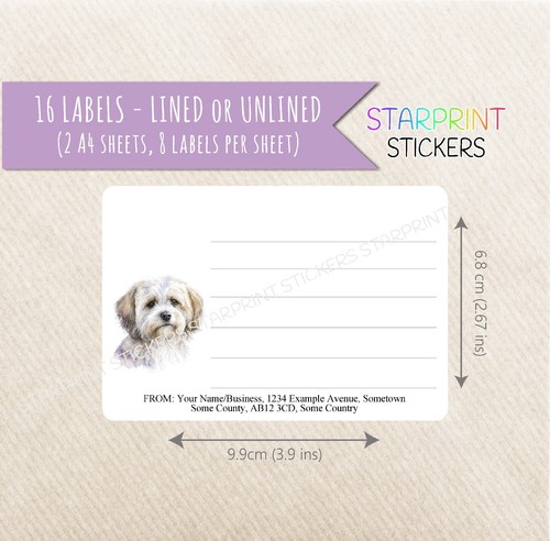Havanese dog labels 16 - havanese,