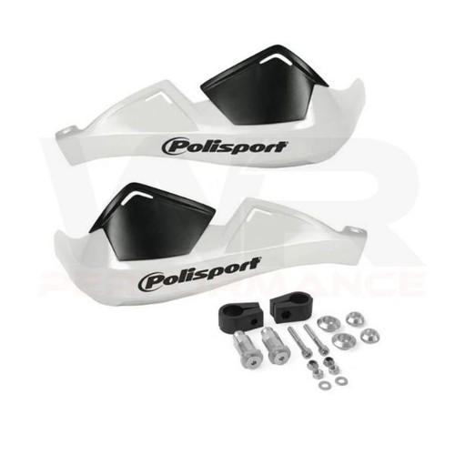Hand guards white - white, polisport