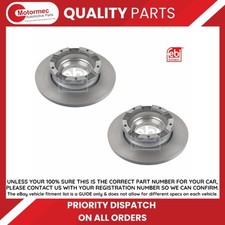 FEBI Rear Brake Disc Set for