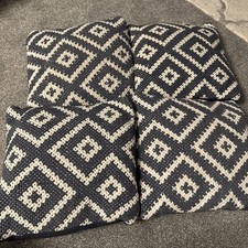 4 x Next Textured Cushion