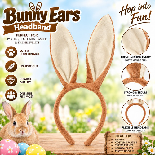 Brown bunny rabbit ears - bunny,