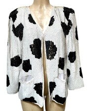 Sequined Coat Jacket Dalmatian