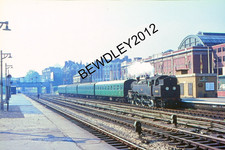 ORIGINAL 35mm SLIDE BR STANDARD 80137 IN KENSINGTON OLYMPIA STATION 1960s