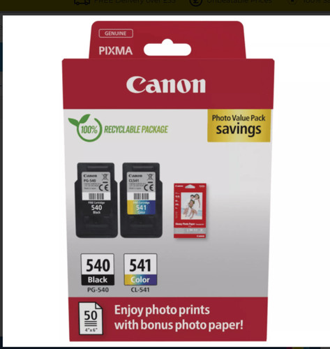 Canon pg540 cl541 cmyk pvp - cmyk, std