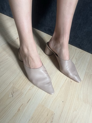Zara mules nude heel - zara,