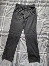 Next Men's Pinstriped Black Trousers Size 30R