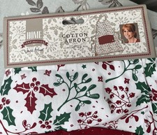 Jane Asher Christmas Apron Red