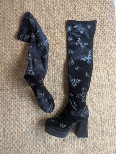 Velvet butterfly platform - velvet,