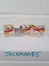 Vintage Sim Gas Gaz Original Tank Lighter Fluid Empty Refill Rare Lot 2