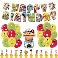 Bob's Burgers Kids Happy Birthday Banner Balloons Cake Toppers Party Decorations