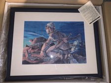 Studio Ghibli Nausicaa Of The Valley Wind Collectors Edition framed art dvd set