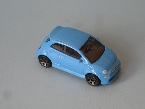 Matchbox fiat 500 light blue - 500,