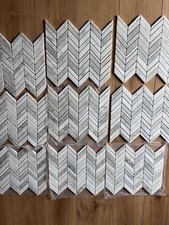 Porcelanosa Discontinued Marble Chevron L’antic Colonial Bulk Deal x11 +Offcuts