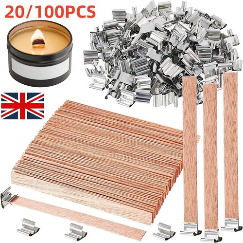 100x wooden wicks kit - wicks,
