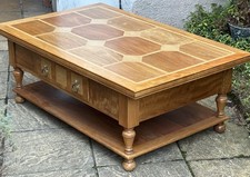 OUTSTANDING FLAGSTONE BARKER AND STONEHOUSE LARGE COFFEE TABLE