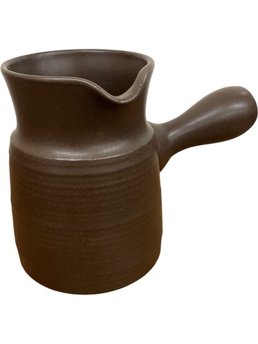 Vintage brown ceramic - brown, with