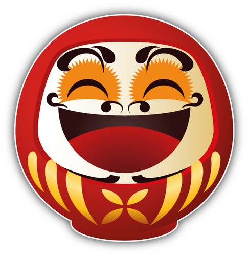 Daruma doll japan - daruma, smile