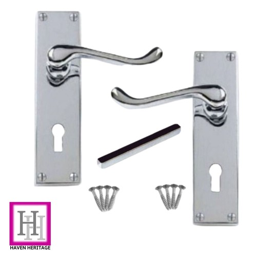 Door handles chrome modern - chrome,