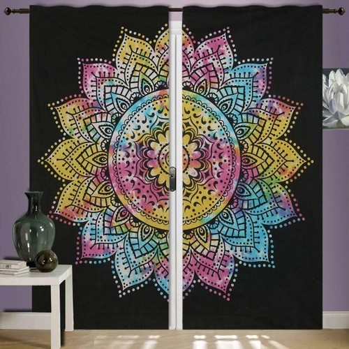 Star ombre mandala hippie - mandala,