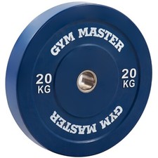 REBOXED 1X 20kg Colour Rubber 2" Olympic Bumper Plate Barbell Weight Disc