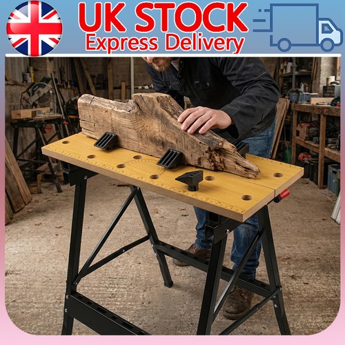 Foldable wooden workbench - foldable,