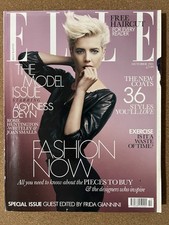 ELLE UK Magazine Agyness Deyn October 2011 Vintage British Fashion