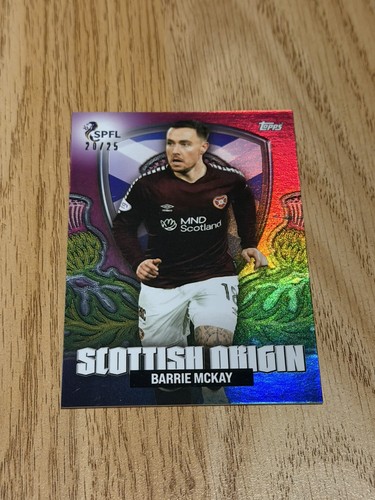 Barrie mckay topps spfl on - topps,
