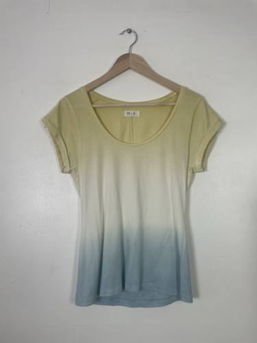 Mih jeans yellow blue - blue, white