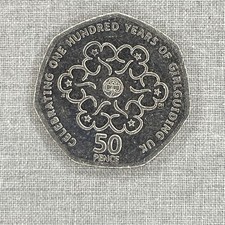 2010 50p Coin Celebrating 100