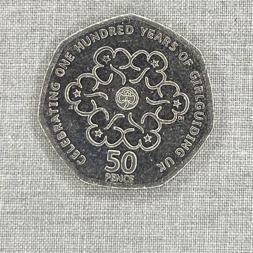 2010 50p coin celebrating 100 - 2010,